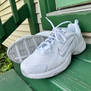 NWOB NEW Nike T-Lite VIII Tennis Sneakers Shoes White Gray 386508-111 Women's 11